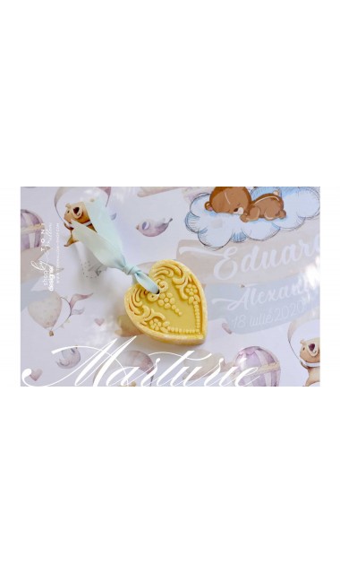 Trusou de botez cu ursuleti si baloane de aer cald Air Ballons Teddy Bear 7